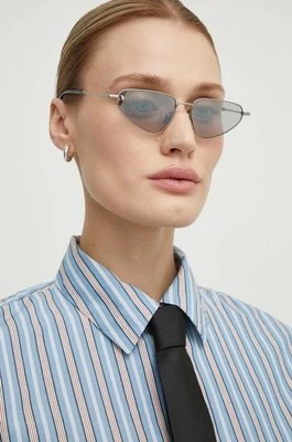 AllSaints okulary przeciwsłoneczne damskie kolor szary ALS7005801