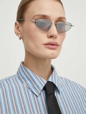 AllSaints okulary przeciwsłoneczne damskie kolor szary ALS7005801