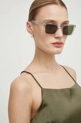 AllSaints okulary przeciwsłoneczne damskie kolor transparentny ALS5008866