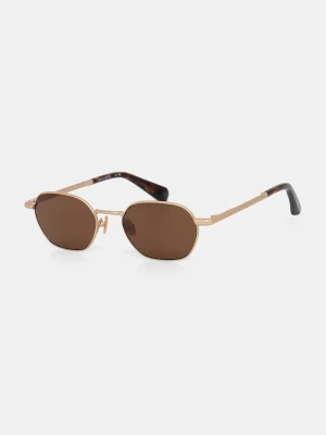 AllSaints okulary przeciwsłoneczne damskie Rory złoty