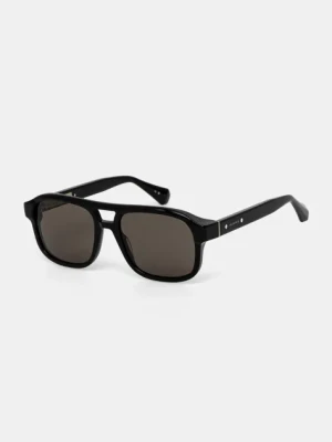 AllSaints okulary przeciwsłoneczne Enzo kolor czarny ALS5016