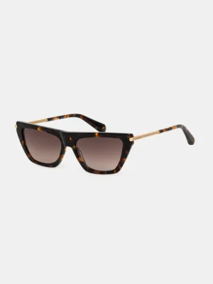 AllSaints okulary przeciwsłoneczne Minka kolor brązowy ALS5017