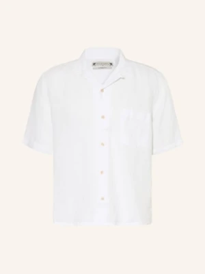 Allsaints Oversized Koszula Tri Z Lnu beige