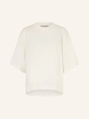 Allsaints Oversized Koszulka Esme Amelie Z Koronką Z Otworami weiss