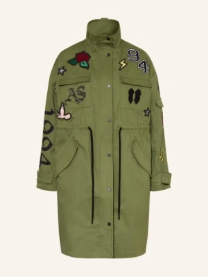 Allsaints Parka Ariaa Z Ozdobnymi Perełkami gruen