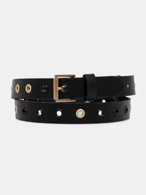AllSaints pasek damski kolor czarny 29AS300768