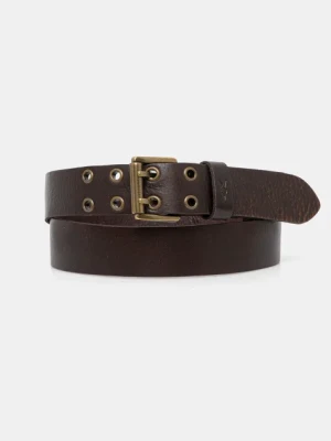 AllSaints pasek skórzany męski kolor brązowy 29AS400367