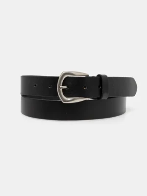 AllSaints pasek skórzany męski kolor czarny 29AS400365