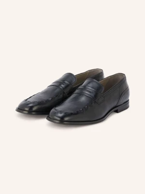 Allsaints Penny Loafers Jules schwarz CZARNY