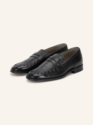 Allsaints Penny Loafers Jules schwarz CZARNY