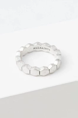 AllSaints pierścionek srebrny 500107SLV041