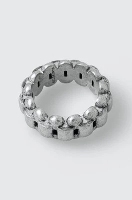 AllSaints pierścionek srebrny