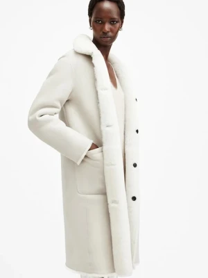 AllSaints płaszcz dwustronny SERRA