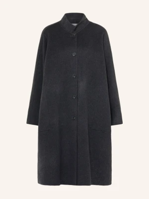 Allsaints Płaszcz Wełniany Oversize Effie grau CZIEMNOSZARY