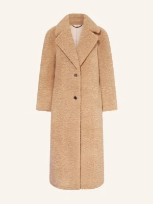 Allsaints Płaszcz Z Futra Teddy Freddie beige