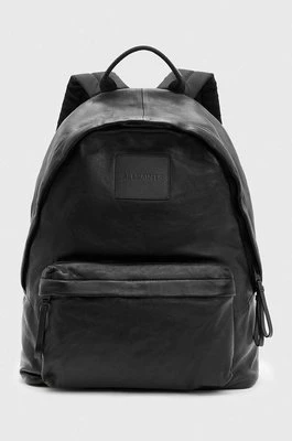 AllSaints plecak skórzany CARABINER BACKPACK męski kolor czarny duży gładki M164XB