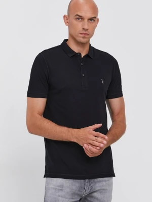 AllSaints – Polo REFORM SS POLO granatowy