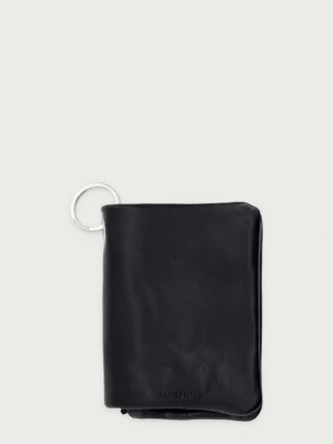 AllSaints portfel męski skórzany LUKA BIFOLD czarny