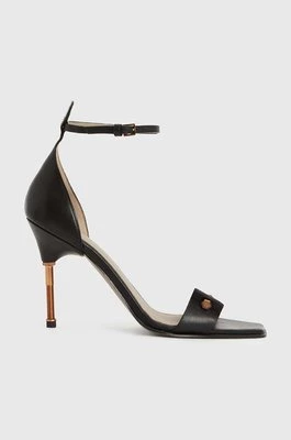 AllSaints sandały skórzane Betty Sandal kolor czarny WF568Z