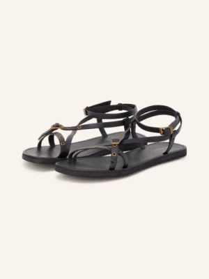 Allsaints Sandały Tyla Eyelet Z Nitami schwarz