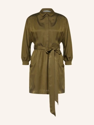Allsaints Satynowa Sukienka Noora Z Jedwabiem gruen KHAKI