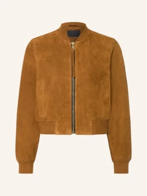 Allsaints Skórzana Kurtka Orten braun
