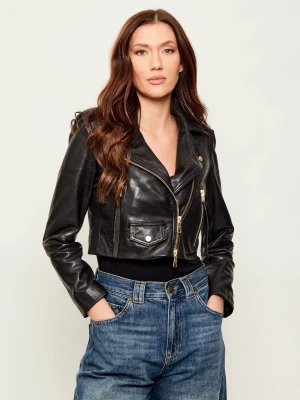 AllSaints Skórzana ramoneska ELORA | Cropped Fit