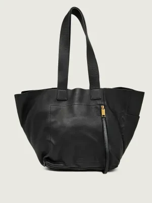 AllSaints Skórzana shopperka ALBA