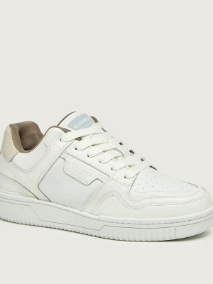 AllSaints Skórzane sneakersy REGAN PLUS LOW TOP | zamsz