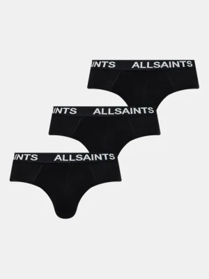 AllSaints slipy 3-pack kolor czarny ASM493441