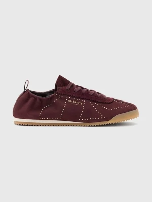 AllSaints sneakersy skórzane KENNY STUD RUNNER damskie kolor czerwony W056FD