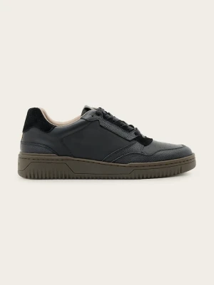 AllSaints sneakersy skórzane REGAN LOW TOP męskie kolor czarny M053FB