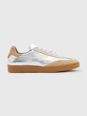 AllSaints sneakersy skórzane Thelma Sneaker kolor srebrny W174FB