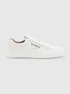 AllSaints sneakersy skórzane Underground Leather Low Top kolor biały M058FB