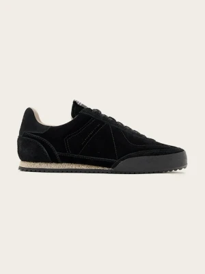 AllSaints sneakersy zamszowe HARRI LOW TOP męskie kolor czarny M017FD