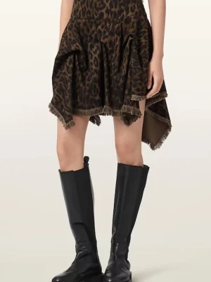 AllSaints spódnica asymetryczna CRISSY