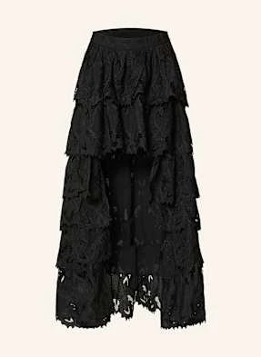 Allsaints Spódnica Cavarly Z Koronką schwarz
