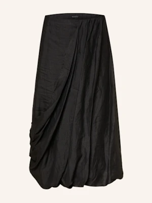Allsaints Spódnica Nia W Stylu Kopertowym schwarz