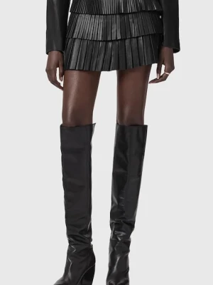 AllSaints spódnica skórzana