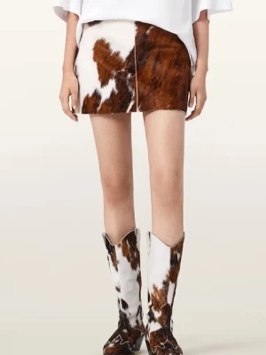 AllSaints spódnica skórzana DAPPLE MINI