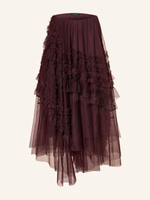 Allsaints Spódnica Tiulowa Jen Z Falbankami rot