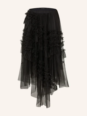 Allsaints Spódnica Tiulowa Jen Z Falbankami schwarz