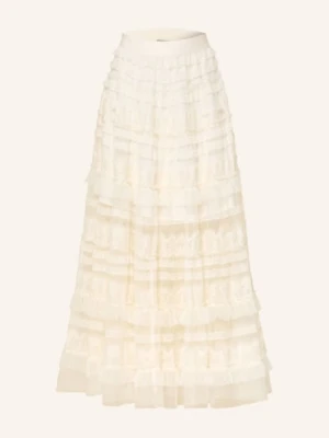 Allsaints Spódnica Z Koronką Arlea weiss