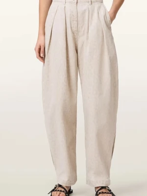 AllSaints spodnie baggy damskie bawełniane BECCA