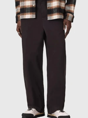 AllSaints spodnie bawełniane męskie kolor czarny proste M026TD