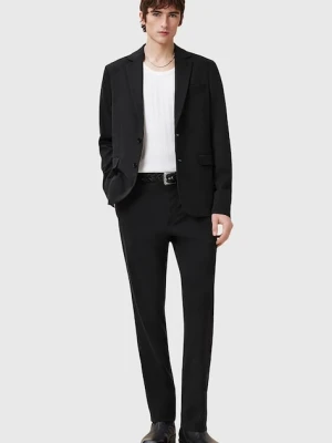 AllSaints spodnie BAY męskie kolor czarny proste M018QC