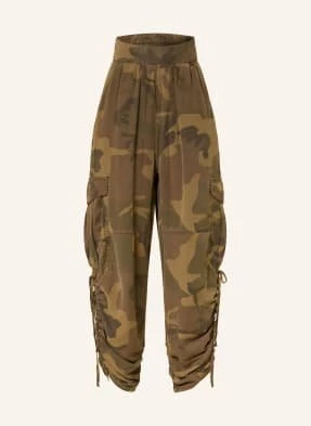 Allsaints Spodnie Cargo Kaye gruen