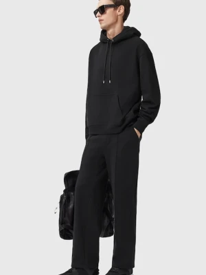 AllSaints spodnie dresowe bawełniane MILO męskie kolor czarny gładkie M010TD