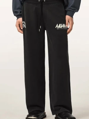 AllSaints spodnie dresowe męskie bawełniane CHROMIUM czarny