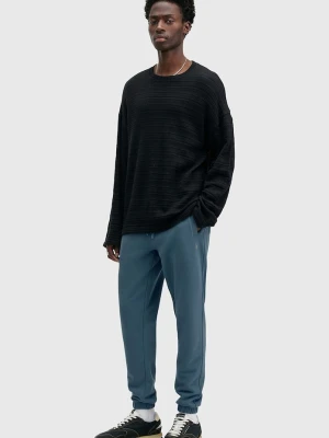 AllSaints spodnie dresowe męskie bawełniane RAVEN SWEATPANT niebieski